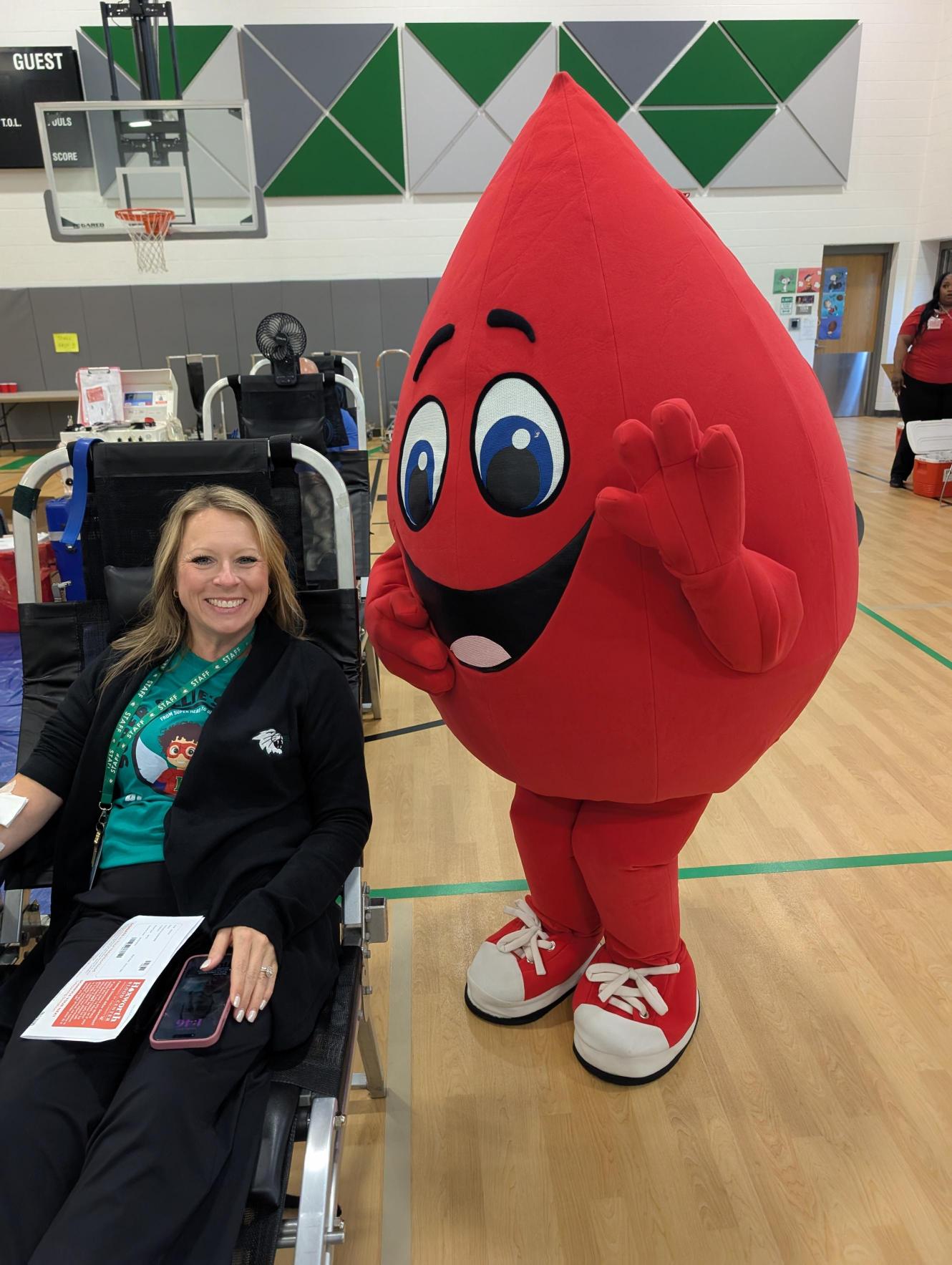 Buddy with a donor