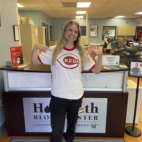 Anderson Phlebotomist in July Reds Promotion