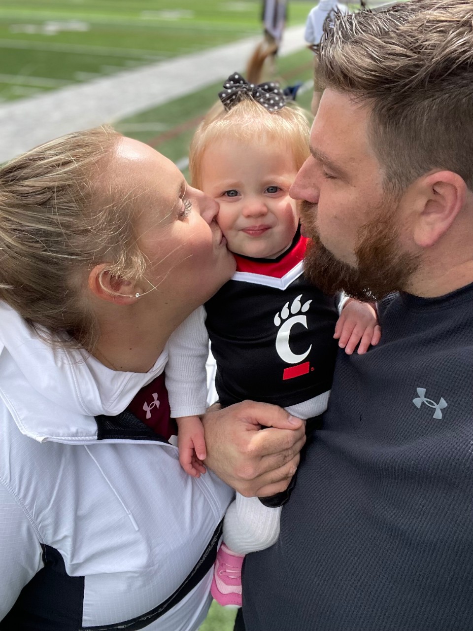 Haley with her family