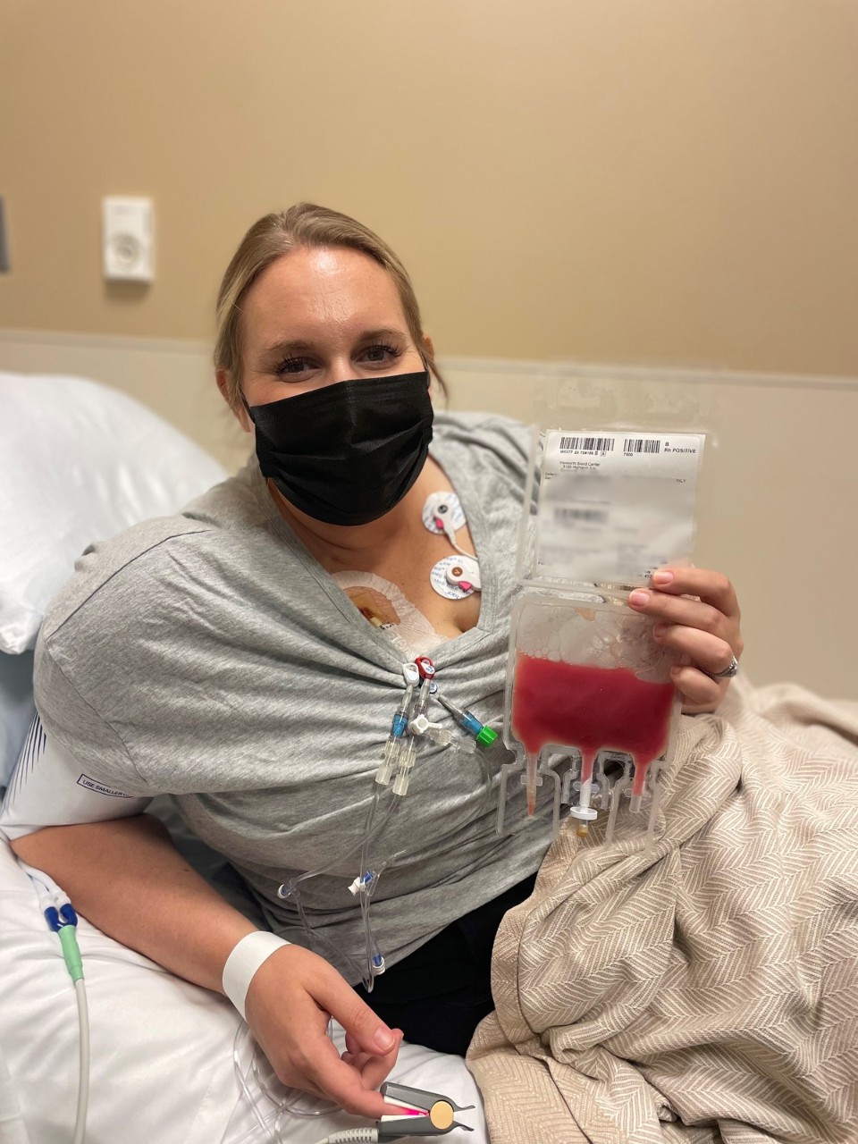 Haley with her stem cells